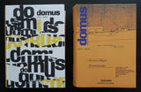 Domus # DOMUS  1960-1969 and 1970-1979, 2 vol. # 2016, Mint