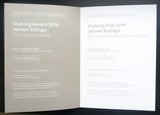 Kunstmuseum Den Haag / Ouborg Prijs # JEROEN EISINGA # invitation, 2019, Mint