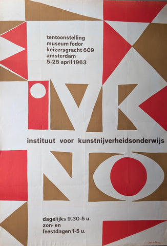 Bart van Elburg # IVKNO, Instituur voor Kunstnijverheid Onderwijs # 1963, B-