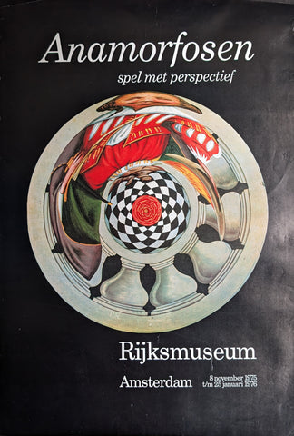 Dick Elffers / Rijksmuseum # ANAMORFOSEN # poster, 1976, B++