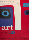 Dick Elffers , Seattle world's fair# ART SINCE 1950 # poster, 1962, B+