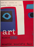 Dick Elffers , Seattle world's fair# ART SINCE 1950 # poster, 1962, B+