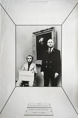 Stedelijk Museum, Jan van Toorn #  Pieter Engels # poster, 1969, B-
