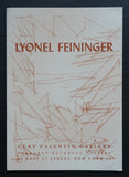Curt Valentin Gallery # LYONEL FEININGER # 1952, mint
