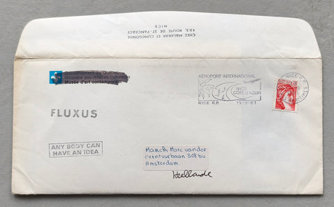 Fluxus # BEN VAUTIER # 1981, set , with 4 Fluxus items