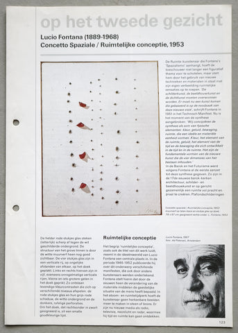 Stedelijk Museum # LUCIO FONTANA # 1983, nm+