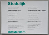 Stedelijk Museum # FOTOKUNST 20 ste EEUW # invitation, 1989, mint