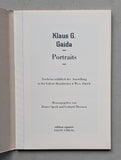 KLaus G. Gaida # PORTRAITS # mint, 1996, 500 cps, numbered.
