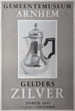 Gemeentemuseum Arnhem # GELDERS ZILVER # poster, 1955, A--