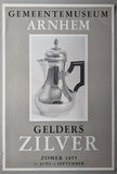 Gemeentemuseum Arnhem # GELDERS ZILVER # poster, 1955, A--
