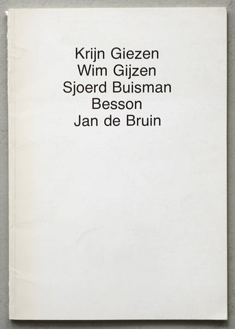 de Hallen Harrlem # GIEZEN, GIJZEN, BUISMAN, BESSON, de BRUIN # 19785, nm
