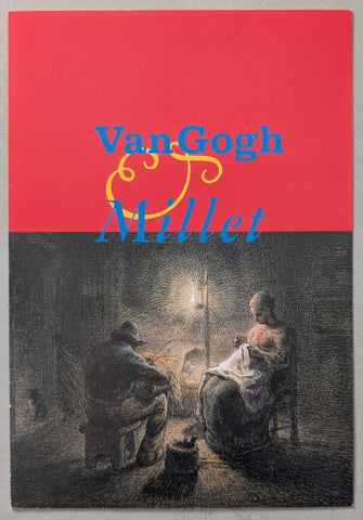 van Goghmuseum # VAN GOGH & MILLET # invitation, 1988, mint