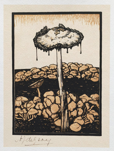 Julie de Graag, Facsimile print # PADDESTOELEN # 2000,  mint
