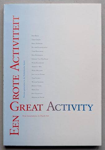 Stedelijk Museum # GREAT ACTIVITY / Grote Activiteit # Dutch art, 1988, mint-