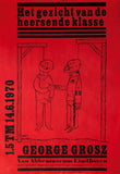Jan van Toorn , van Abbemuseum # GEORGE GROSZ # poster, 1970, A--