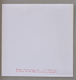 Ian Hamilton Finlay and Gary Hinks # APOLLINAIRE; A VARIATION # signed ,1997, mint