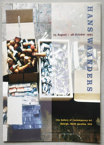 City gallery of Contemporary art Raleigh # HANS WAANDERS # publication, 1995, mint