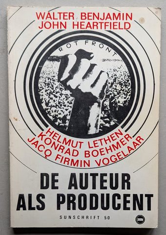 John Heartfield / Benjamin # DE AUTEUR AL PRODUCQENT # 1971, nm--