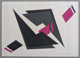Rity Jansen Hejtmejer # COMPOSITION , screen print # 1990, signed/numb, Mint