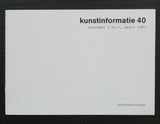 Kunstcentrum Badhuis # KUNSTINFORMATIE 40 # 1983, mint