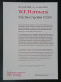 Fotomuseum Den Haag # W.F. HERMANS # 2022, invitation, mint