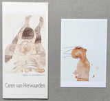 Caren van Herwaarden # PROMOTIONAL LEAFLET # + Postcard, 1998, mint