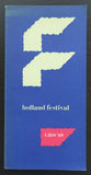 Willem Sandberg design # HOLLAND FESTIVAL, gids '69 # 1969, nm+