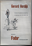 Fodor, Willem Sandberg # GERARD HORDIJK # poster, 1959, B--