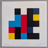 Jean-Pierre Husquinet # SILKSCREEN PRINT, Bb-3 # 1989, mint-