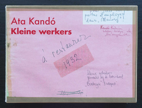 Bergensche boekhandel # ATA KANDÓ, Kleine werkers # ed. of 200/numb, mint