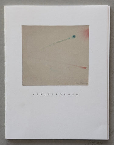 Raoul de Keyser # VERJAARDAGEN # ltd ed. 300, signed/numb, mint