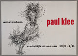 Stedelijk Museum, Willem Sandberg # PAUL KLEE # poster , 1957, B+