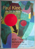 Kunsthalle Mannheim # PAUL KLEE # poster, 1996, B-