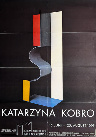 Museum Abteiberg # KATARZINA KOBRO # poster, 1991, C