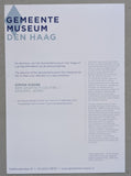 Gemeentemuseum Den Haag # SIMON KOENE #2015, invitation, mint