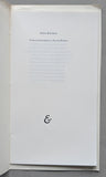Arno Kramer , with original watercolor as cover # FOUR POEMS # 2003, nm++