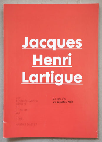 Foam # Jacques Henri LARTIQUE # 2007, mint-