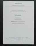 Printshop # GER LATASTER # invitation, 1990, nm+