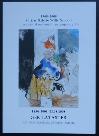 galerie Willy Schoots # GER LATASTER # invitation, 2008, mint