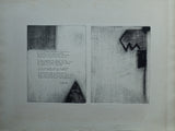 Guillaume Le Roy # VAN COLLEM # 2 etchings, 1981, nm--