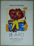 galerie de verbeelding # JOHN  LIE- A-FO # 1990, original silkscreen, nm