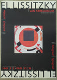 van Abbemuseum # EL LISSITZKY # A0 poster, 1991, black version, mint