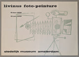Stedelijk Museum, Sandberg # LIVINUS # poster , 1958, B+