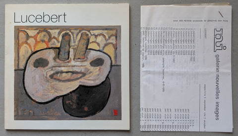galerie Nouvelles Images # LUCEBERT # 1987, incl pricelist, mint-