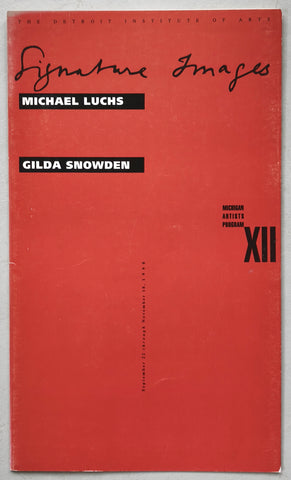 the Detroit Institute of Arts # MICHAEL LUCHS / GILDA SNOWDEN # 1990, nm+