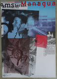 Ko SLiggers # AMSTERDAM / MANAGUA # poster, 1986, mint-
