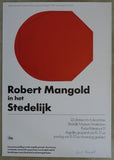 Stedelijk Museum, Wim Crouwel # ROBERT MANGOLD # poster, signed , mint-