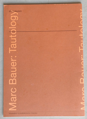 Rijksacademie # MARC BAUER # 2005, mint-