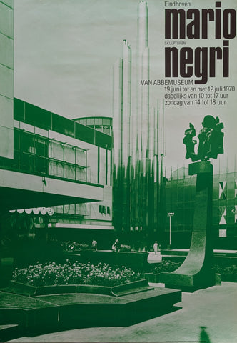 Jan van Toorn, van Abbemuseum # MARIO NEGRI # 1970, poster, A-