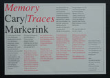 Johan Deumens Gallery # CARY MARKERINK # invitation, mint